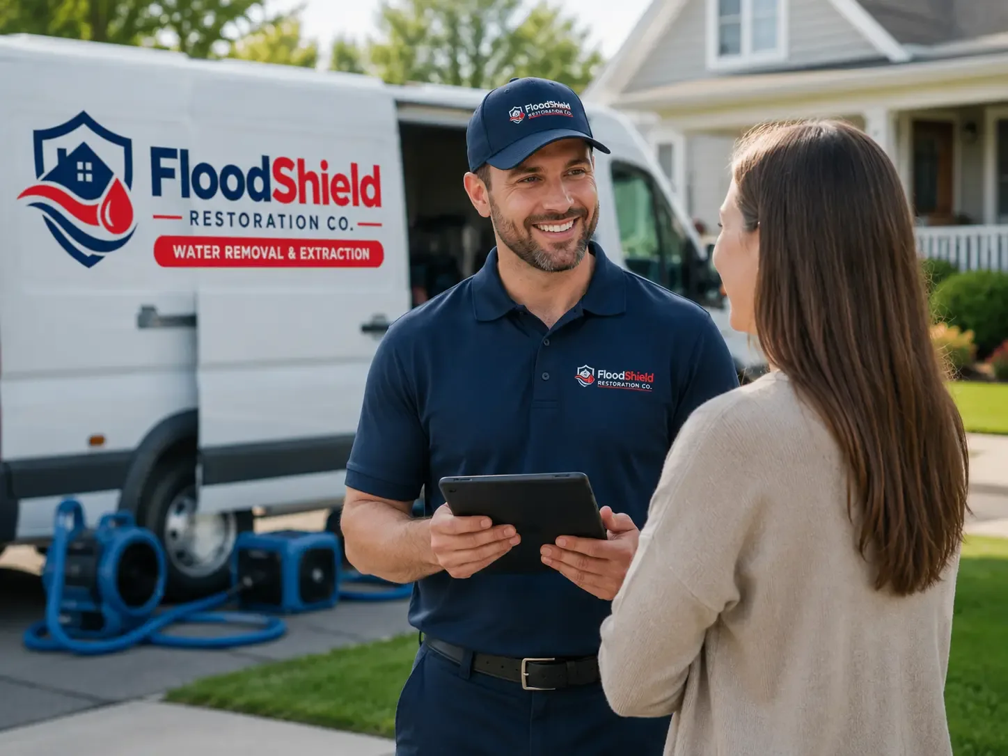 Flood Water Remediation in New Haven, MI