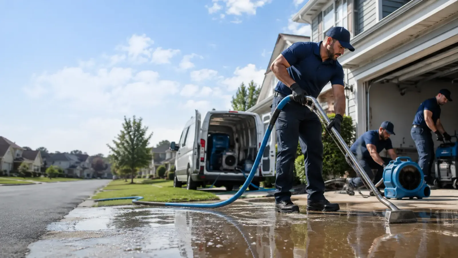 Flood Water Remediation in New Haven, MI